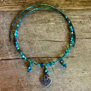 Handmade unique 925 pendant choker necklace